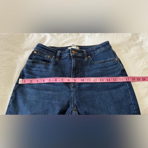 Madewell | Women’s SZ 29 | Curvy Kick Out Blue Jeans | Medium Wash Stretch - Picture 8 of 12